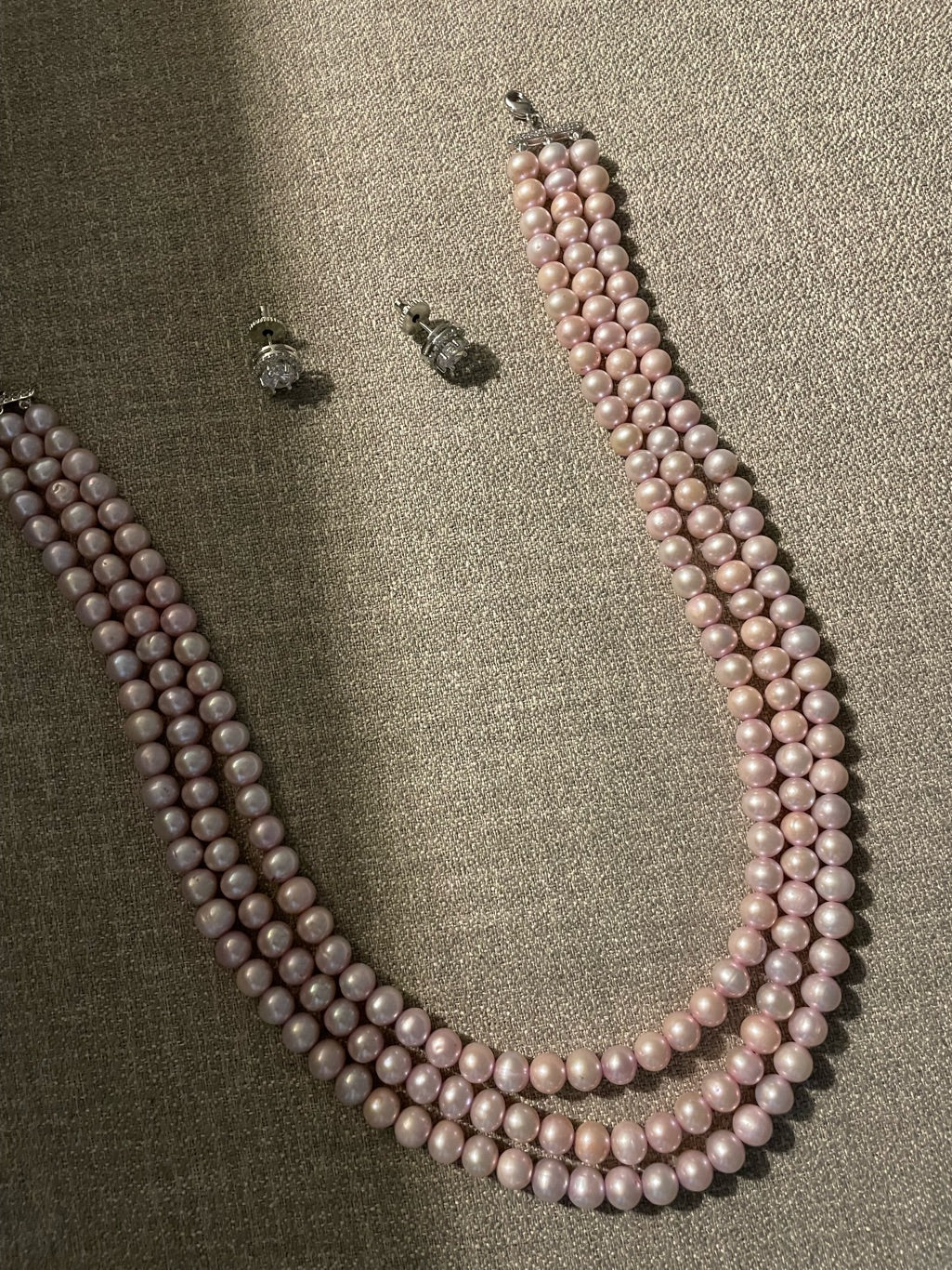 Rani's Pink Pearl Necklace