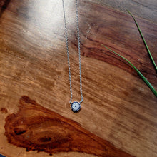Load image into Gallery viewer, Allium Evil Eye Necklace Small  ( Silver)
